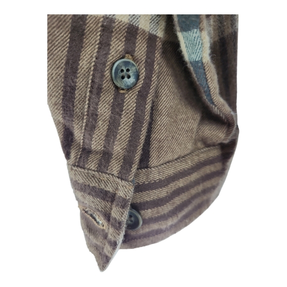 Men's Plaid Jacket/Overshirt - Multicolor - Picture 7 of 7